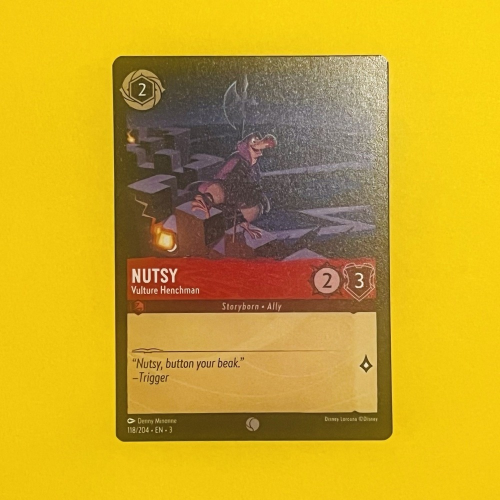 Disney Lorcana‎ Nutsy – Vulture Henchman #118/204 Storyborn Ally Common
